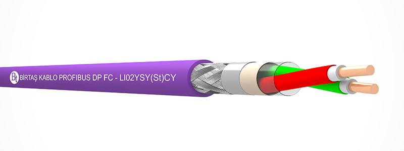 PROFIBUS DP FC L2/F.I.P – PVC   LI02YSY(St)CY 